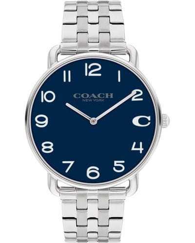 COACH Elliot Watch | Contemporary Minimalism With Distinctive Artistry | A True Classic Designed For Every Occasion | Water Resistant - Blue