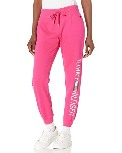 Tommy Hilfiger Logo Jogger Pant - Pink