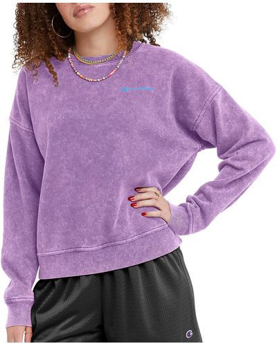Champion Powerblend Relaxed Crew - Purple