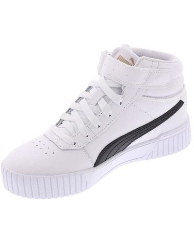 PUMA Carina 2.0 Mid Sneaker - White