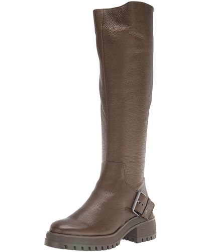 Franco Sarto S Julie Knee High Boot Olive 5 M - Brown