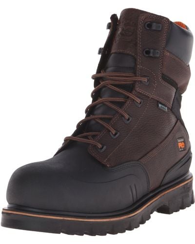 Timberland 8" Rigmaster XT Medium/Wide Steel Safety Toe Work Boots - Black