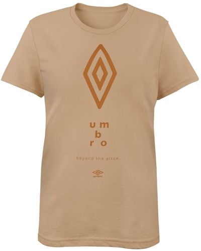 Umbro S Graphic Tee - Natural
