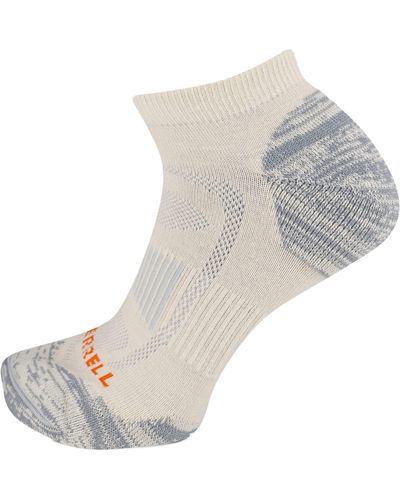 Merrell And Zoned Cushioned Wool Hiking Low Cut Socks-1 Pair Pack-breathable Arch Support - Gray