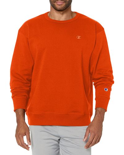 Orange Champion Crew neck sweaters for Men | Lyst