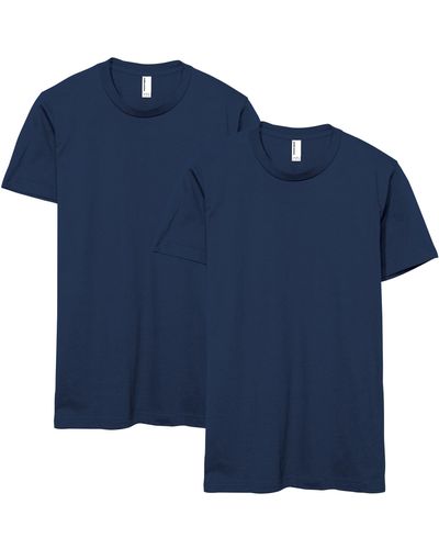 American Apparel Fine Jersey T-shirt - Blue