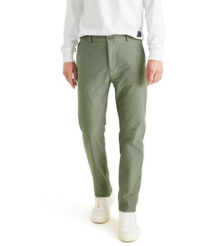 Roundtree & Yorke Andrew Classic Straight Fit Flat Front Luxury Chino Pants  | Dillard's