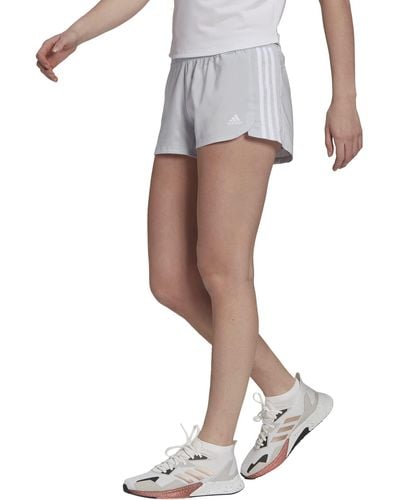 adidas Pacer 3-stripes Woven Shorts - White