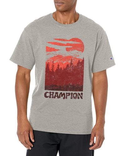 Champion , Classic, Soft And Comfortable T-shirts For - Gray