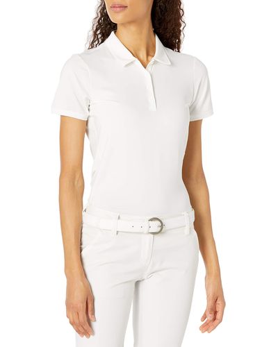 adidas Golf Ultimate365 Primegreen Short Sleeve Polo Shirt - White