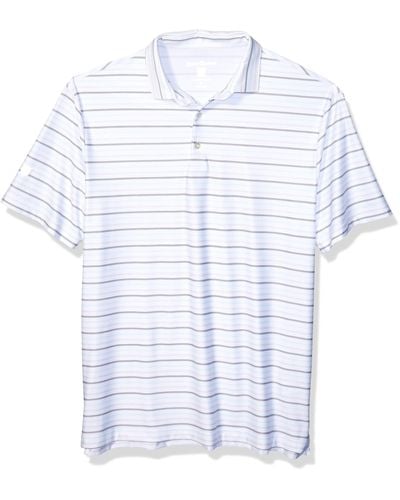 Hickey Freeman Regular Fit Short Sleeve Golf Polo Shirt - White