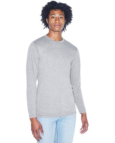 American Apparel Tri-blend Long Sleeve T-shirt - Gray