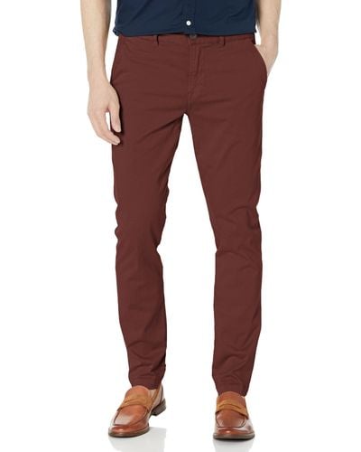 Hudson Jeans Jeans Classic Slim Straight Chino - Red
