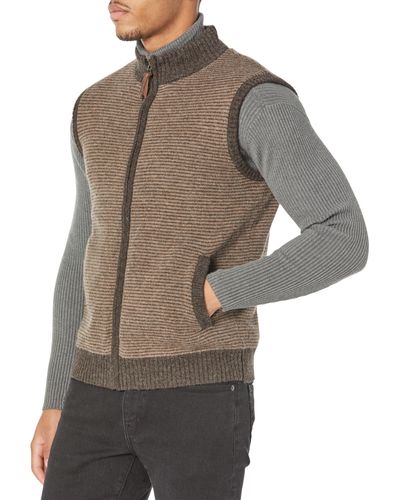 Pendleton Shetland Wool Sweater Vest - Gray