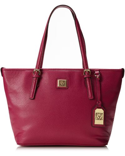 Anne Klein Perfect Medium 60290879 Shoulder Bag,mulberry,one Size - Red