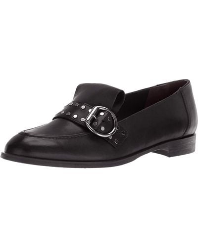 Paul Green Tarin Leather Loafer - Black