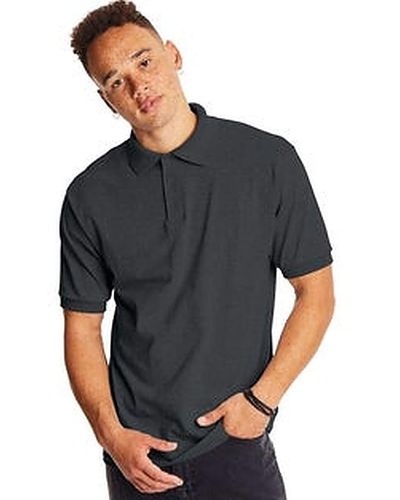 Hanes Short Sleeve Jersey Sportshirt - Gray