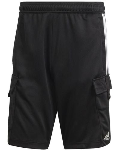 adidas Tall Size Tiro Cargo Shorts - Black