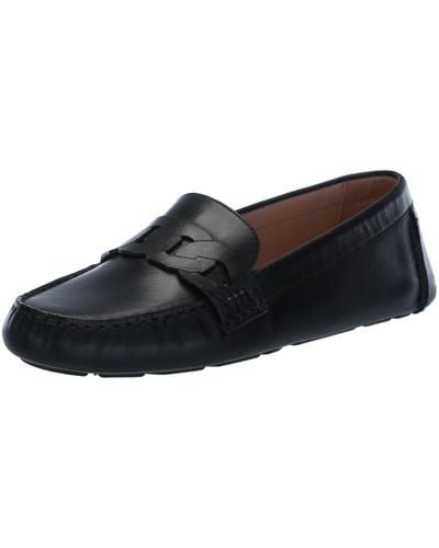 Cole Haan Evelyn Chain Driver Driving Style Loafer - Black
