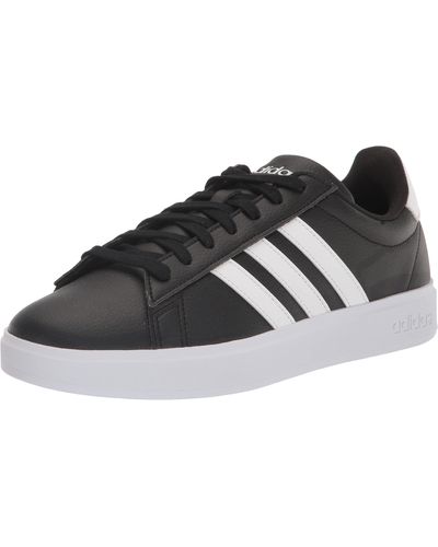 adidas Grand Court 2.0 Tennis Shoe - Black