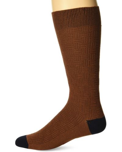 Ted Baker London Snowin Textured Sock - Brown