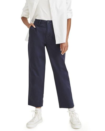 Dockers Straight Fit High Rise Weekend Chino Pants - Blue