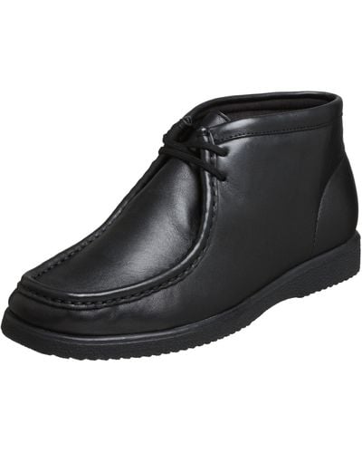 Hush Puppies Bridgeport Boot,black Leather,13 M Us