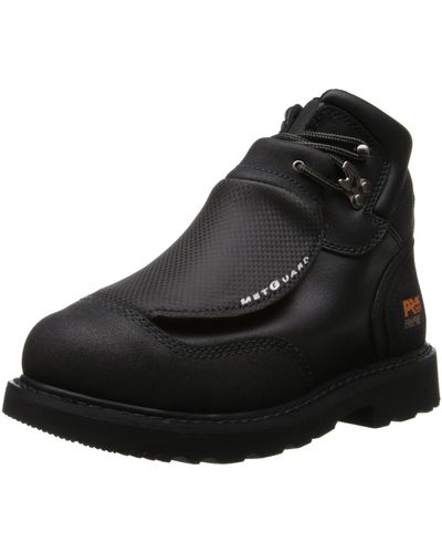 Timberland 40000 Met Guard 6' Steel Toe Boot,black/black,15 W