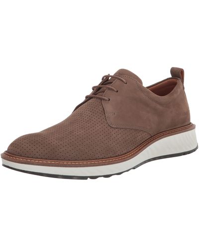 Ecco St.1 Hybrid Plain Toe Oxford - Brown