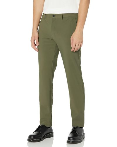 Theory Zaine Pant In Precision Ponte - Green