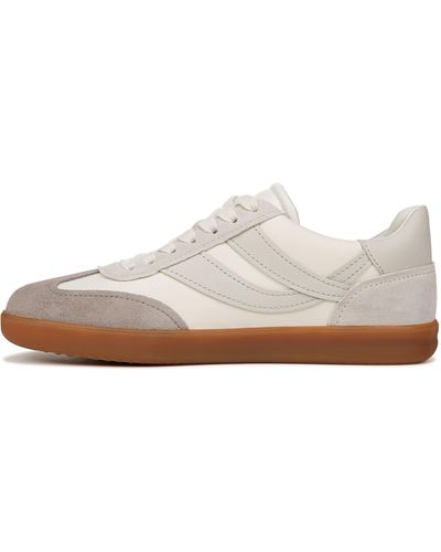 Vince S Oasis-w Lace Up Fashion Sneaker Foam White/hazelstone Gray Leather 11 M