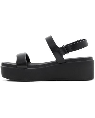 ALDO Tisdal Wedge Sandal - Black