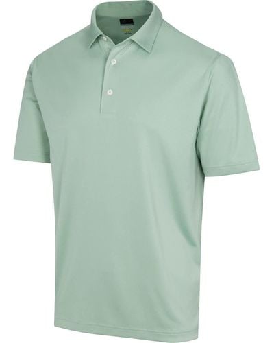 Greg Norman Collection Protek Ml75 Embossed Polo - Green