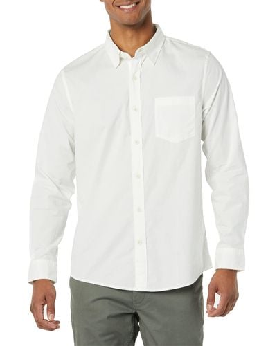Goodthreads Slim-fit Long-sleeve Stretch Poplin Shirt - White
