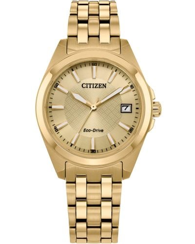 Citizen Ladies' Eco-drive Classic Peyten Watch In Gold-tone Stainless Steel - Metallic