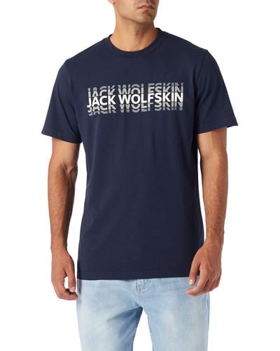 Jack Wolfskin Short sleeve t-shirts for Men | Online Sale up to 54% off |  Lyst