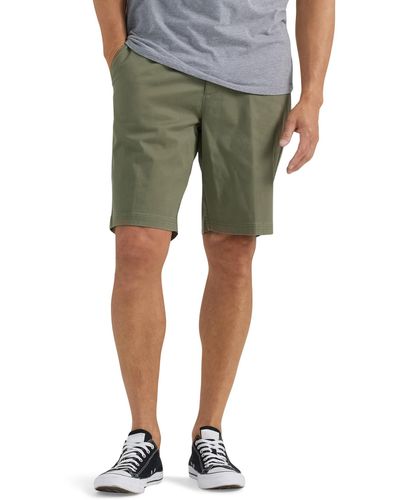 Lee Jeans Extreme Motion Flat Front Short - Green