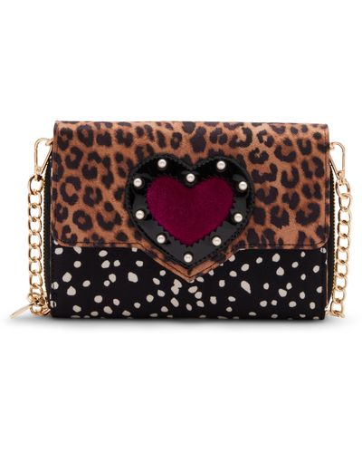 Betsey Johnson Wallet On A Chain - Red