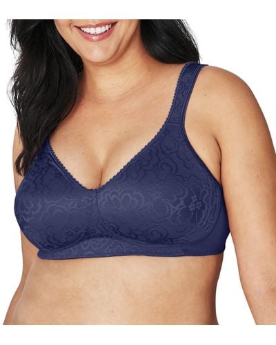Playtex S 18-hour Ultimate Lift & Support Wireless Full-coverage Bra - Blue