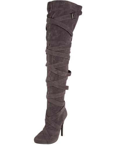 N.y.l.a. Freemont Boot,grey,6 M Us - Gray