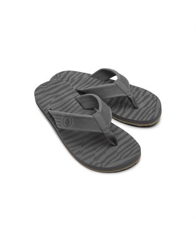 Volcom Daycation Flip Flop Sandal - Gray