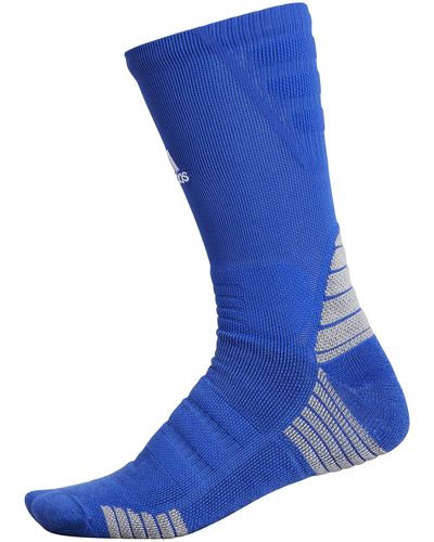 adidas Alphaskin Maximum Cushioned Crew Socks - Blue