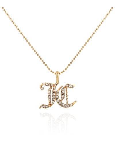 Juicy Couture Pendant Charms Goldtone Necklace - Metallic