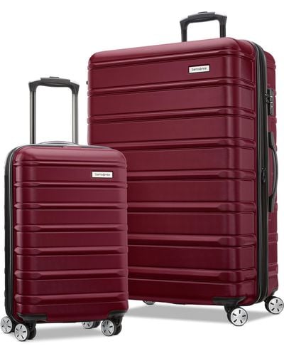 Samsonite Omni 2 Hardside Expandable Luggage With Spinner Wheels - Red