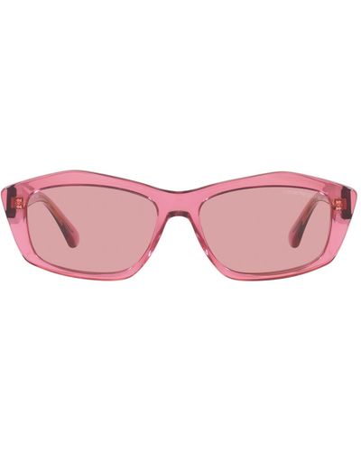 Emporio Armani Ea4187 Square Sunglasses - Pink