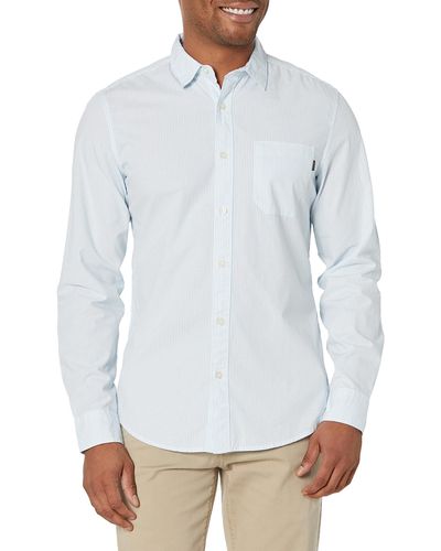 Dockers Slim Fit Long Sleeve Casual Shirt - White