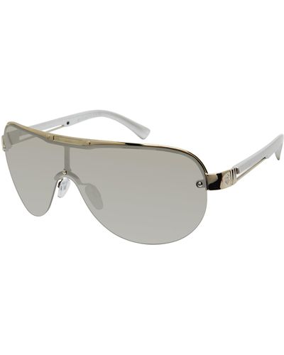 Rocawear R1555 Shield Uv400 Protective Aviator Pilot Sunglasses. Gifts For With Flair - Black