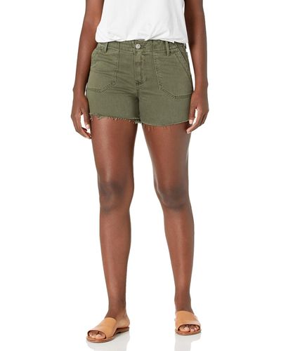 PAIGE Mayslie Utility High Rise Relaxed Short - Green