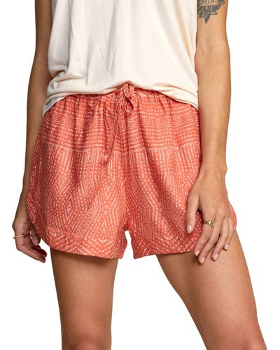 RVCA Womens Grounded Coverup Casual Shorts - Multicolor