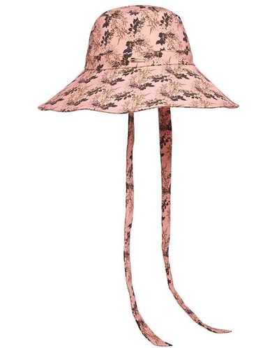 Steve Madden Safari Floral Sun Hat - Pink
